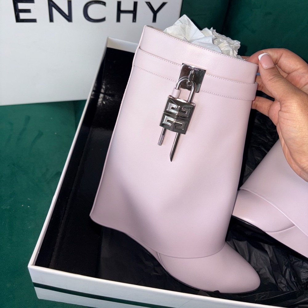 Givenchy shark lock ankle boots. Brand new never worn. They were too big for me